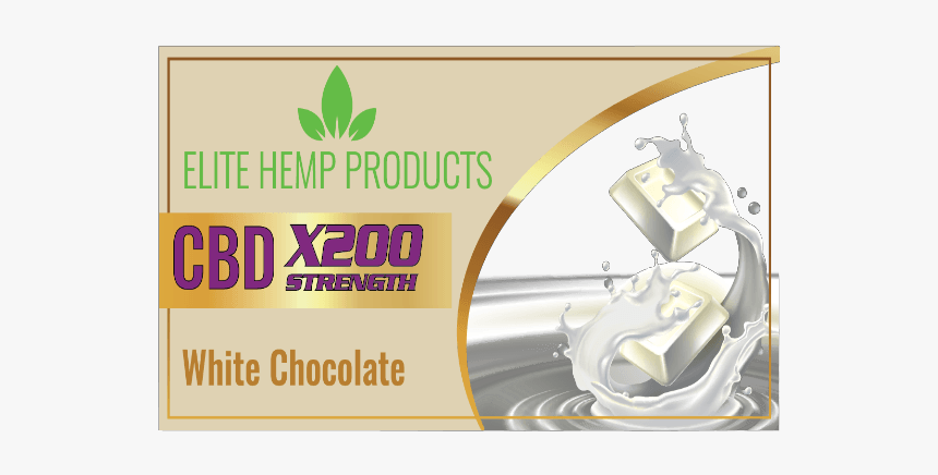 Hemp-infused White Chocolate - Signage, HD Png Download