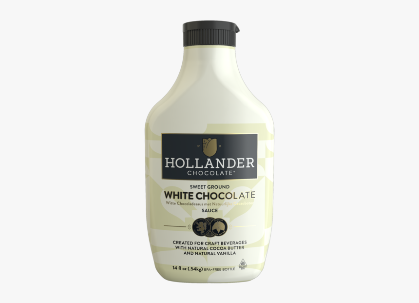 03 White Chocolate Front - Glass Bottle, HD Png Download