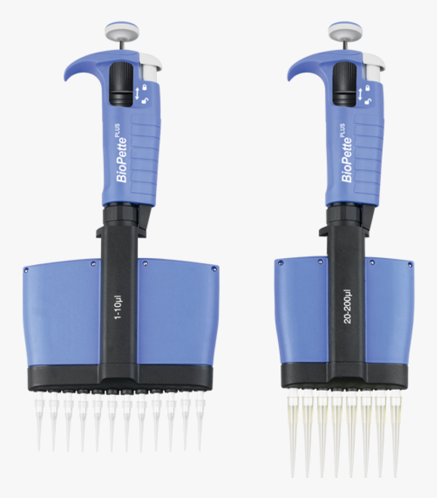 12 Channel Biopette Plus Pipette, 1-50ul - Multichannel Pipette 8 Channel, HD Png Download