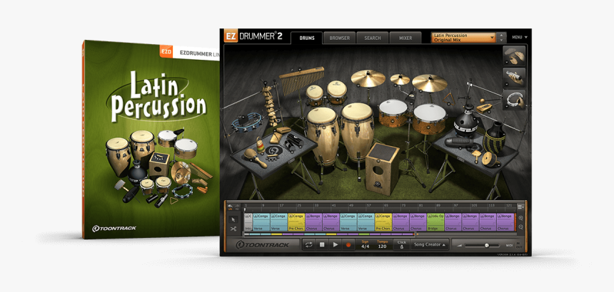 Ezdrummer 2 Latin Percussion, HD Png Download