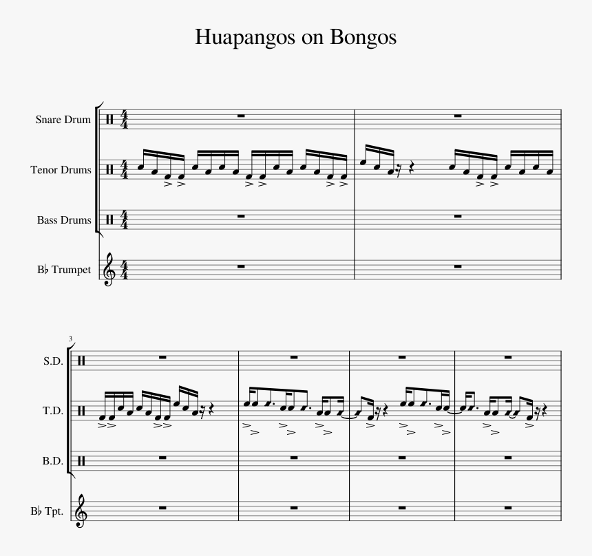 Dumb Things Bass Sheet Music, HD Png Download