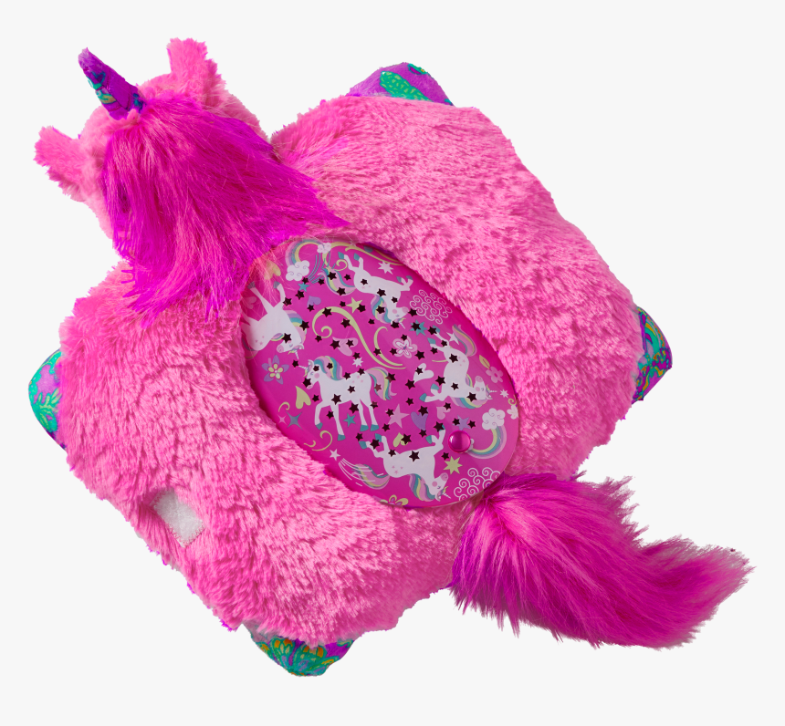 Pillow Pets Colorful Pink Unicorn Sleeptime Lite Top - Fish, HD Png Download