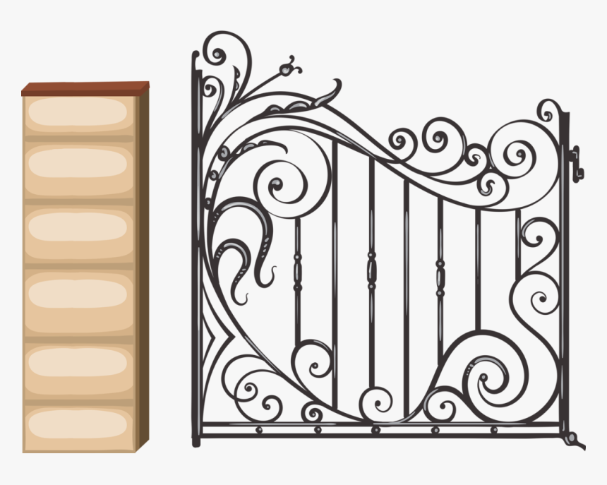 Chris Png Gates And - Puerta De Herreria Png, Transparent Png