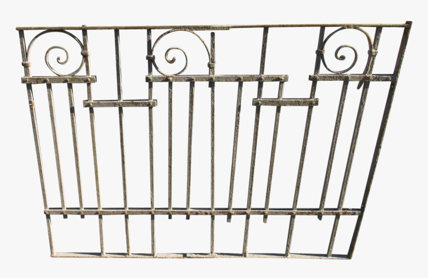 Antique Victorian Iron Gate Window Garden Fence Architectural - Gate, HD Png Download