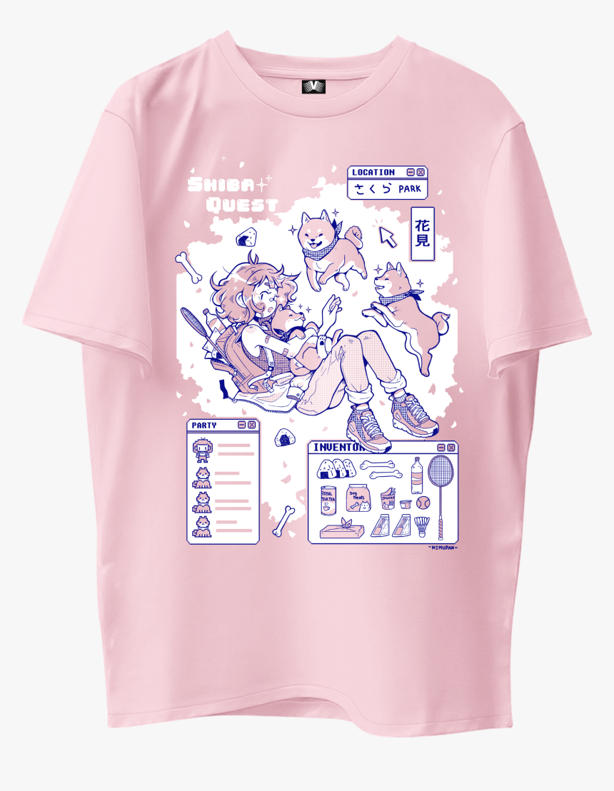 Shiba Quest Tee, HD Png Download