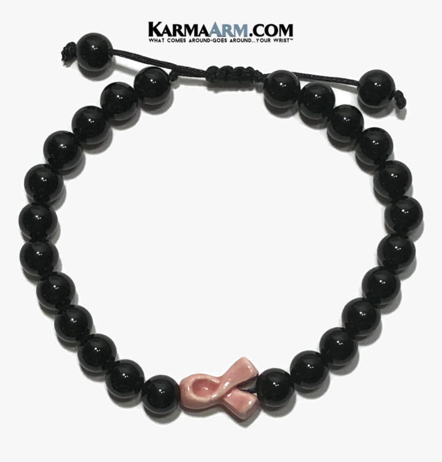 Pink Ribbon Breast Cancer Meditation Self-care Wellness - Pulsera Flor De La Vida, HD Png Download