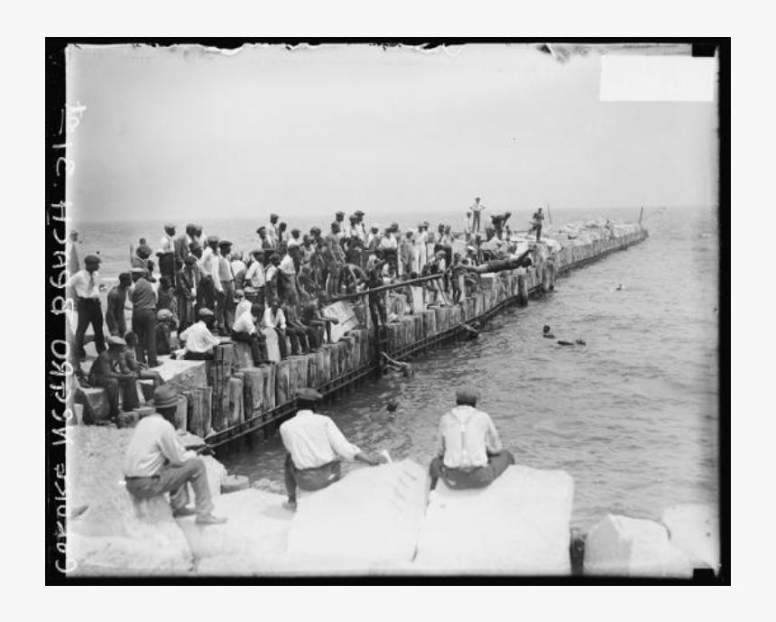 02 Chicago Daily News, 31st Street Beach 1931 - Monochrome, HD Png Download