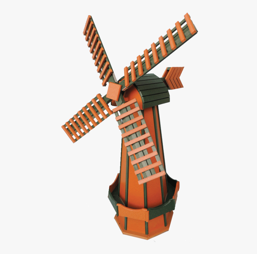 Cedar Poly Garden Windmill - Windmill, HD Png Download
