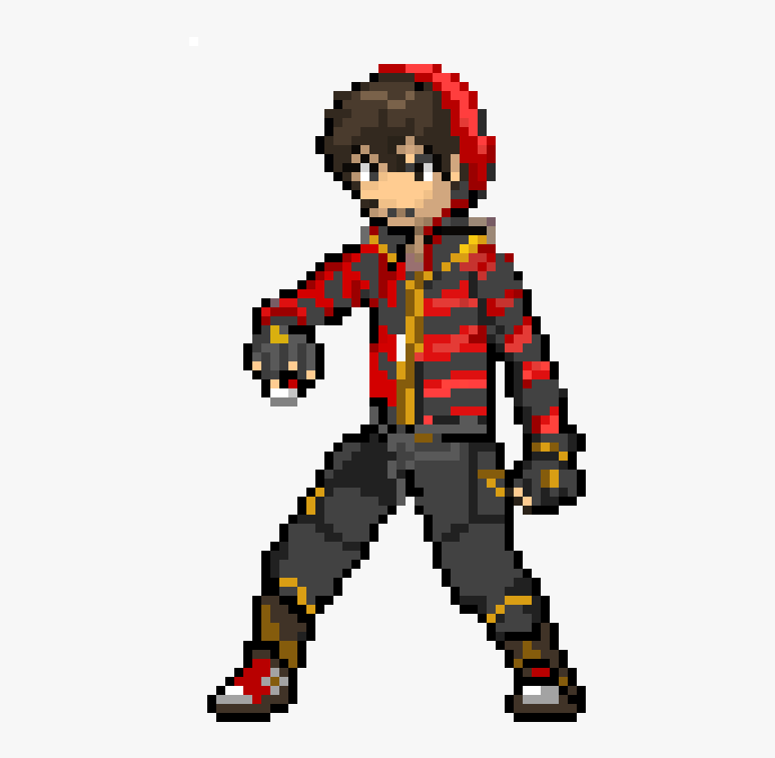 Pokemon Trainer Sprite Png, Transparent Png