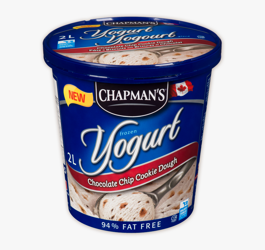 Chapman S Chocolate Chip Cookie Dough Frozen Yogurt - Food, HD Png Download