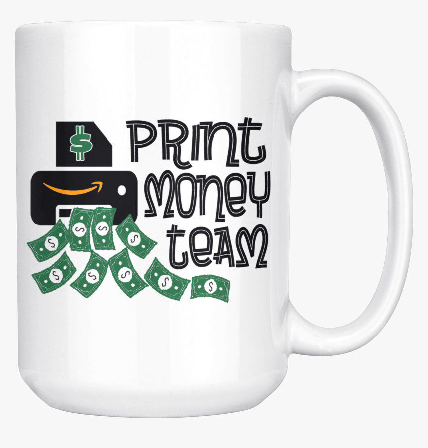 Print Money Team Coffee Mug - Beer Stein, HD Png Download
