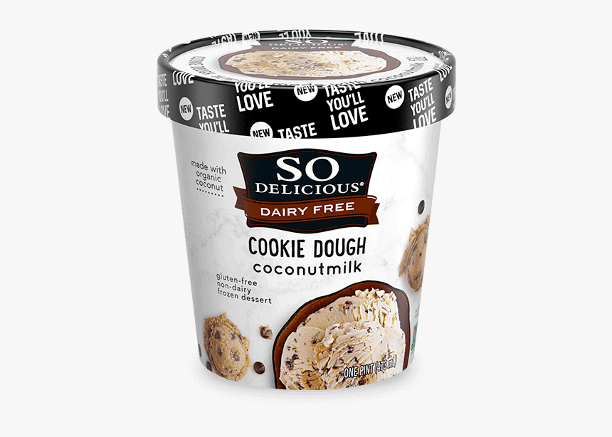 Cookie Dough Coconutmilk Frozen Dessert 
 Class Pro-xlgimg - So Delicious Cashew Milk Ice Cream Vanilla, HD Png Download