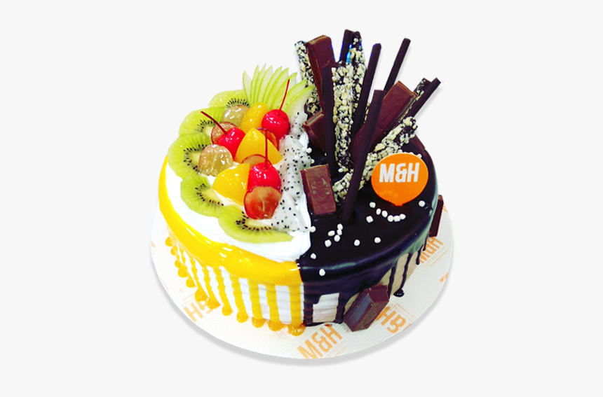 Birthday Fruit Cake, HD Png Download