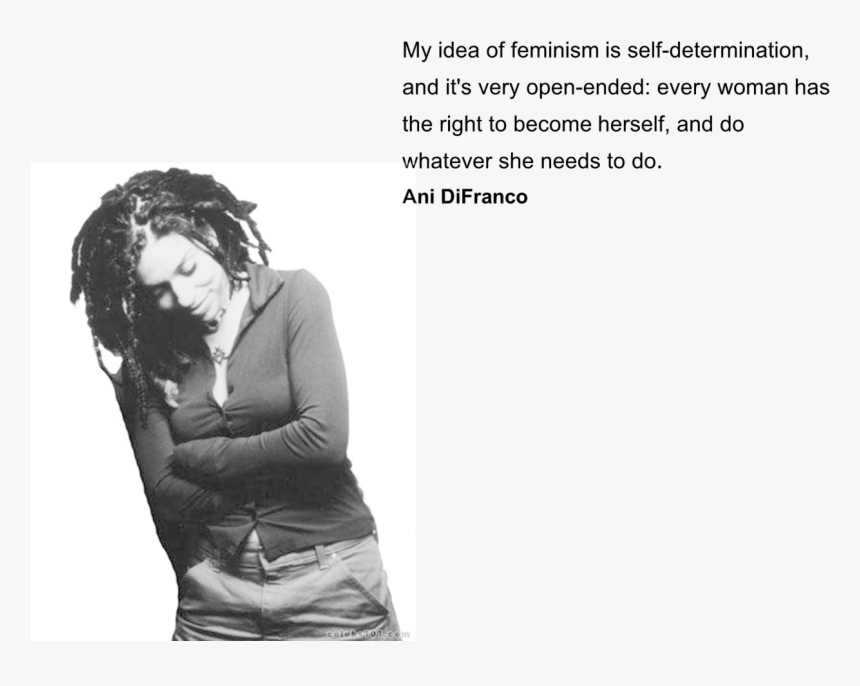 Ani Difranco Feminist Quote, HD Png Download