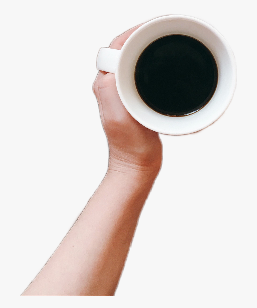 #morningcoffee #coffee #coffeecup #hand #holding #holdingcoffee - Hand Holding Coffee Png, Transparent Png