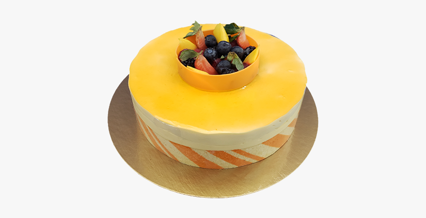 Mango Mousse Cake 
 Class - Mango Mousse Cake 1 Kg, HD Png Download