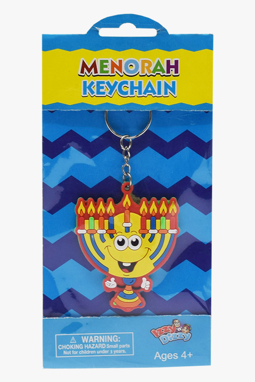 Hanukkah Menorah Rubber Keychain - Hanukkah, HD Png Download