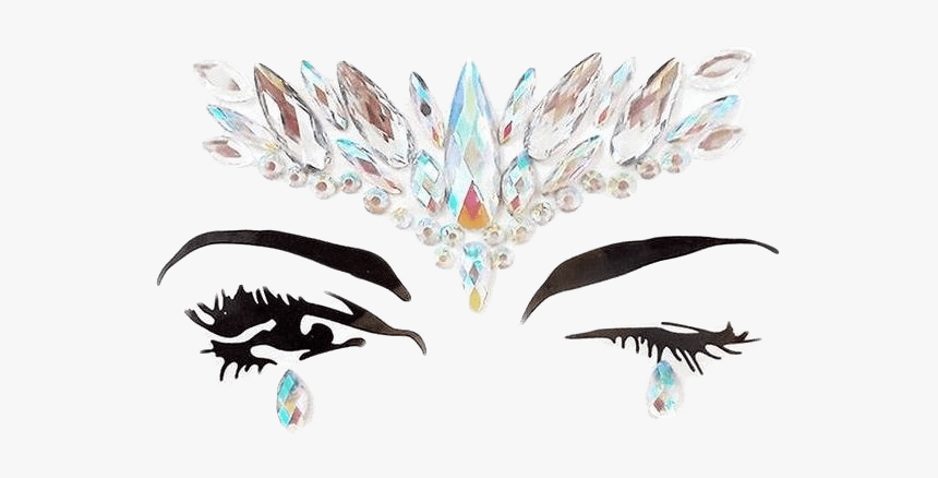 Unicorn Tears Facial Jewels - Αυτοκολλητα Προσωπου, HD Png Download