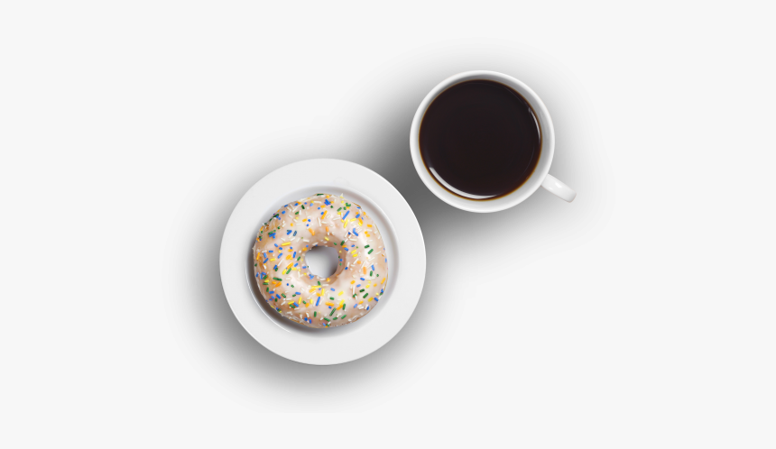 Coffee And Donuts - Coffee Cup, HD Png Download