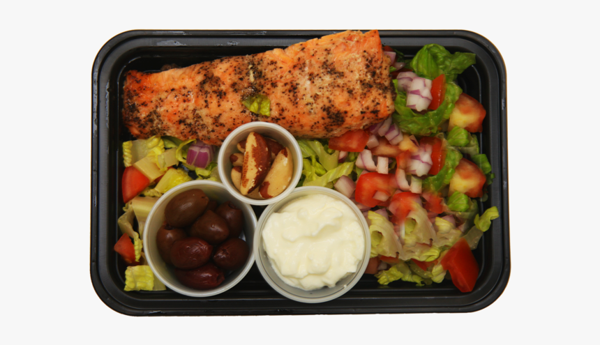 Keto Salmon Plate - Side Dish, HD Png Download