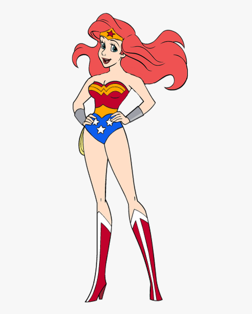 Princess Ariel As Wonder Woman By Darthraner83 - Ariel Wonder Woman, HD Png Download