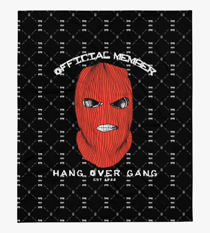Hog Monogram Mask Shirt White Font New Mockup Front - Knitting, HD Png Download