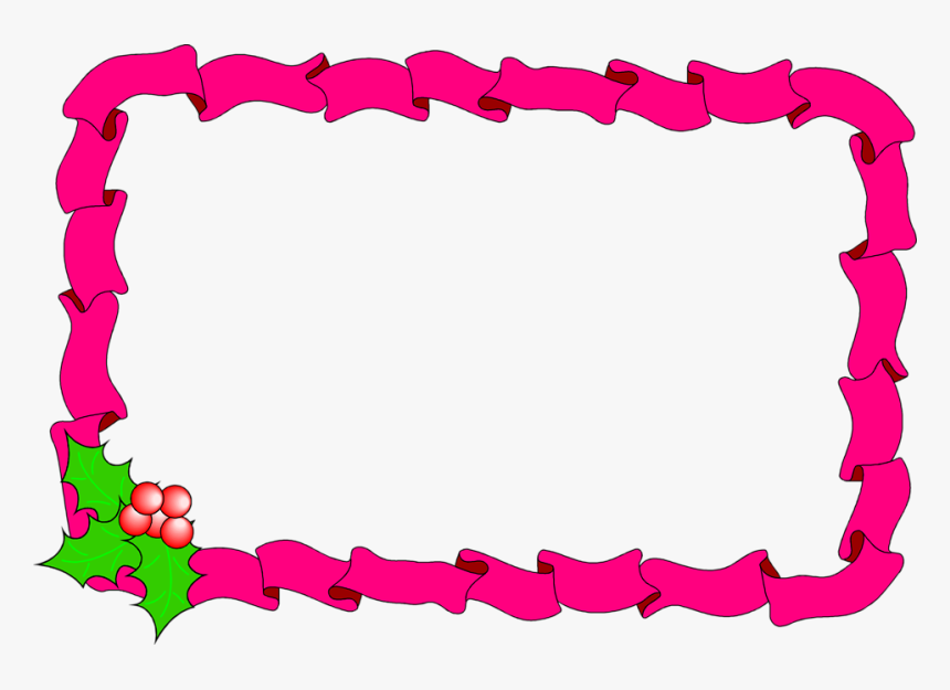 Borders And Frames Candy Cane Christmas Decoration, HD Png Download