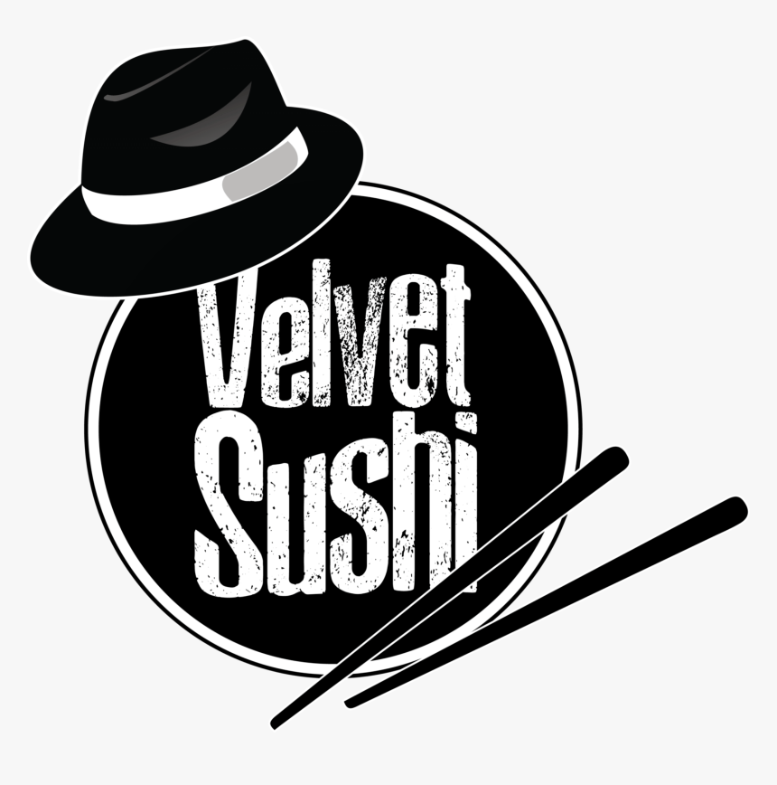 Velvet Sushi Jazz Band Website Design Logo - Illustration, HD Png Download