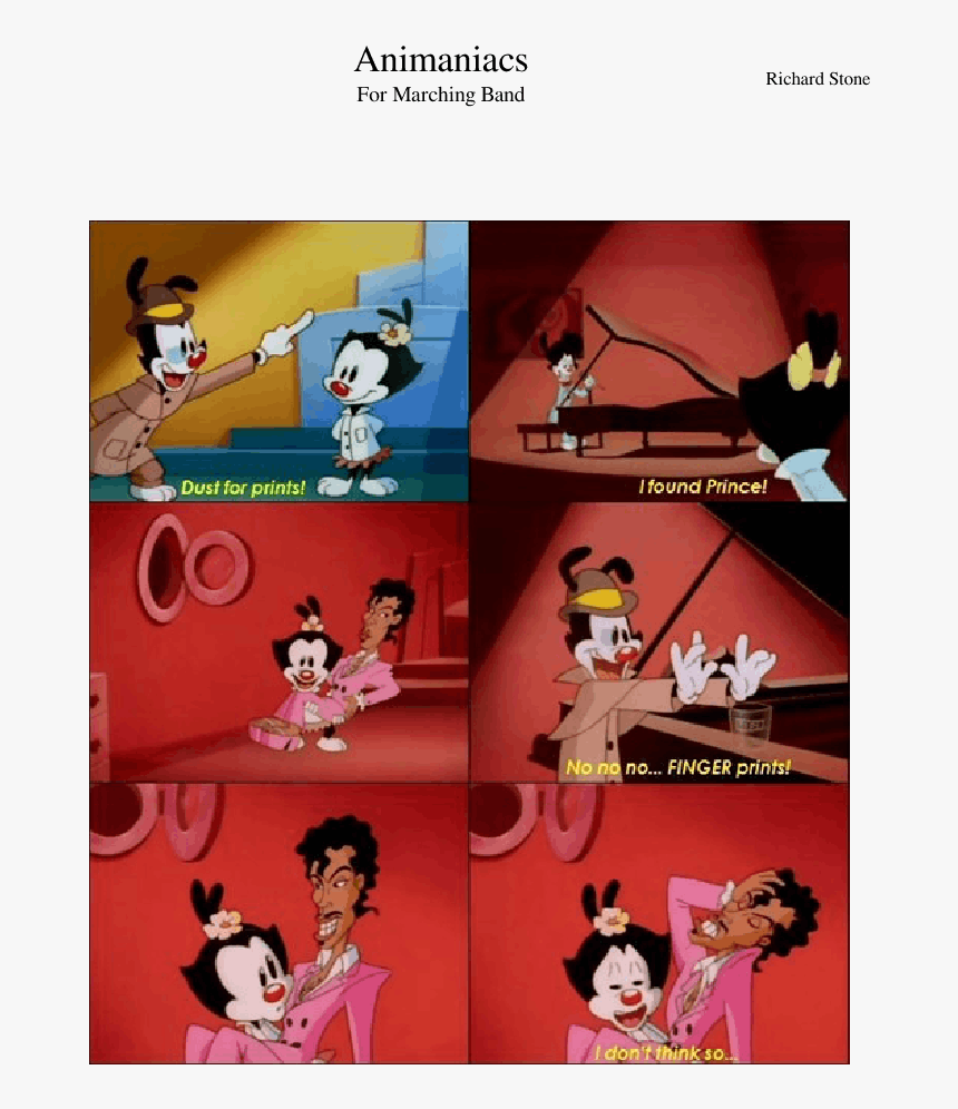 Animaniacs Fingerprints, HD Png Download