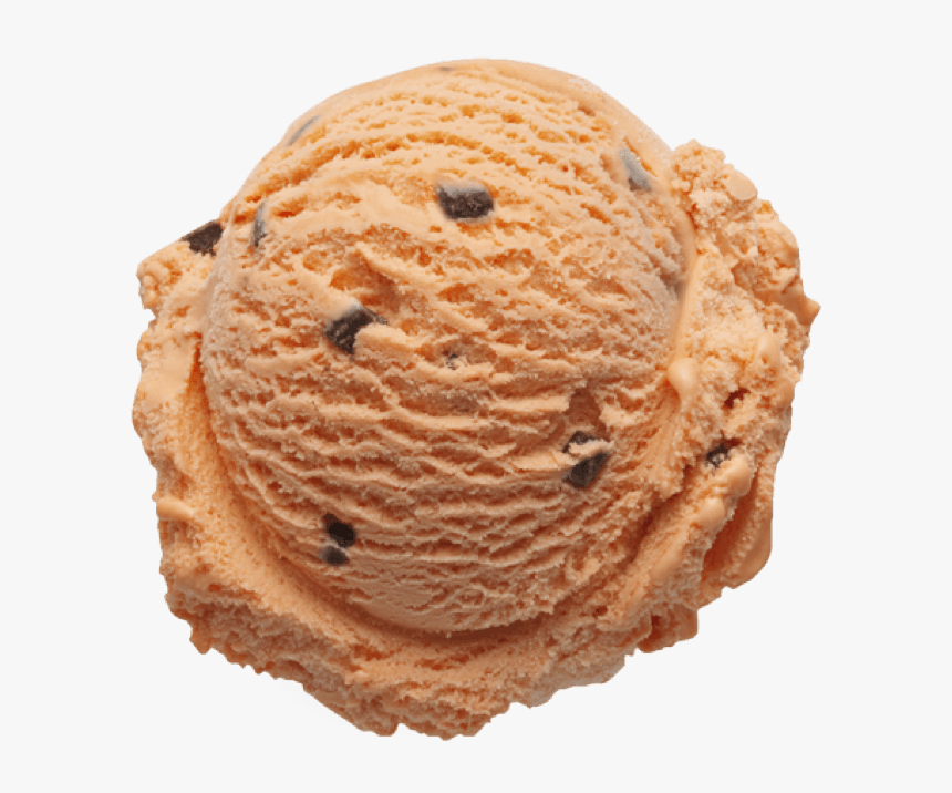 Orange Choc Chip Ice Cream, HD Png Download