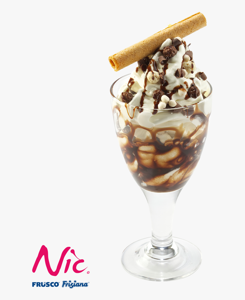Ice Cream Desserts Png Transparent Image - Sundae, Png Download
