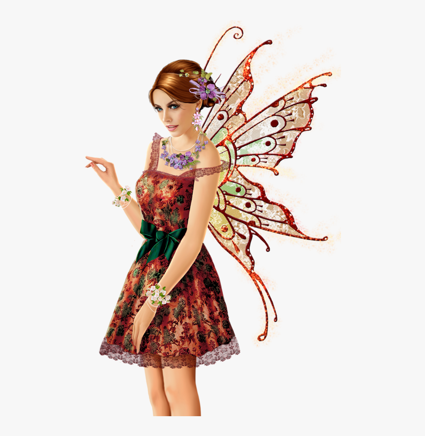 Mermaid Hair Clipart - Beautiful Fairy, HD Png Download