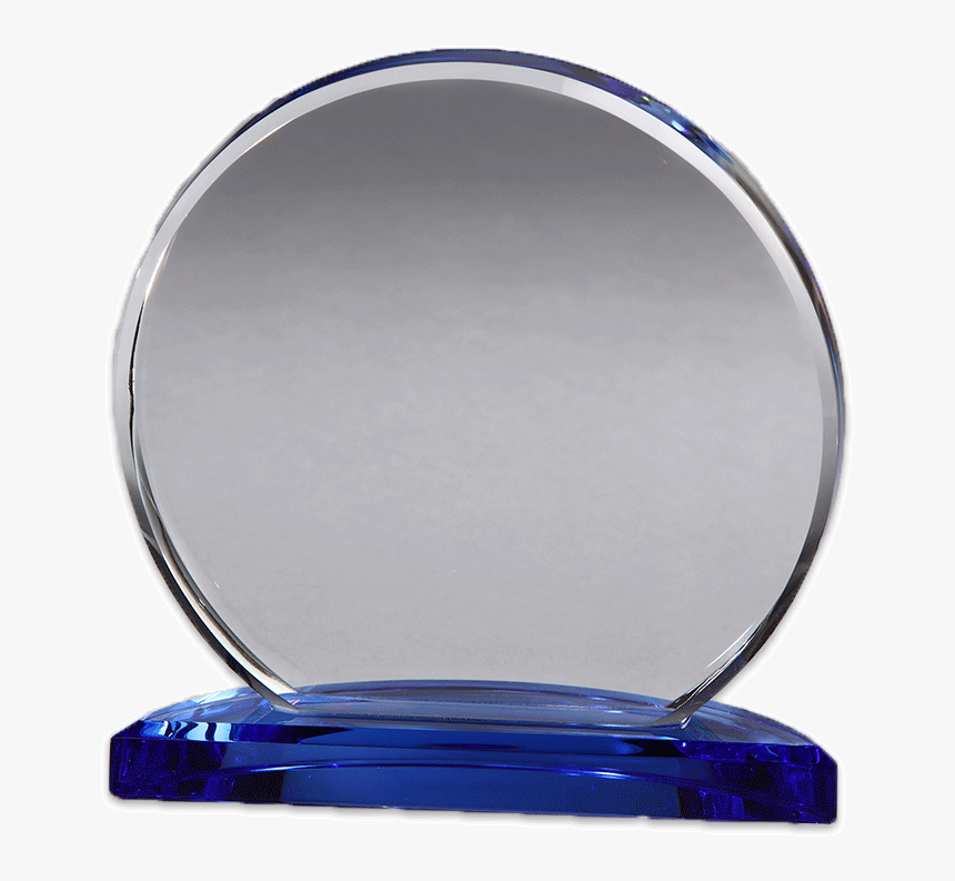 Blank Round Corona Crystal Award - Trophy, HD Png Download