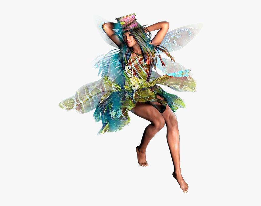 #woman #beautiful #fantasy #fairytale #elf #fairy #fae - Illustration, HD Png Download