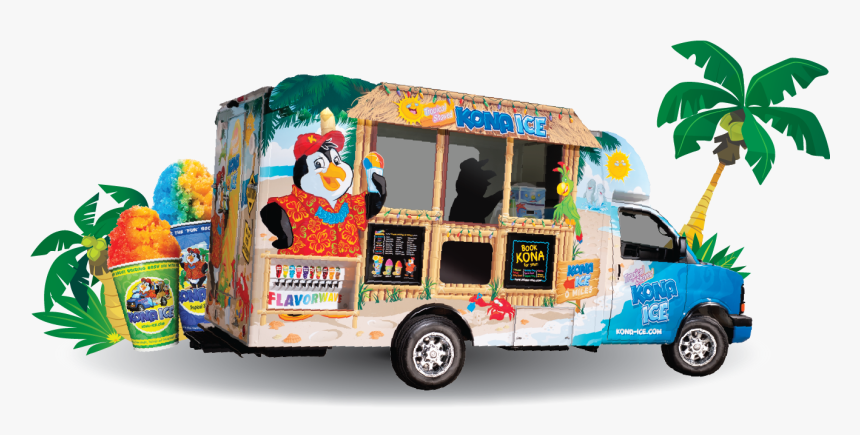 Kona Ice Truck Ri, HD Png Download