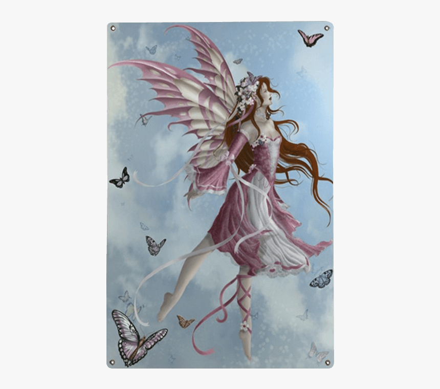 Rose Adagio Metal Fairy Sign - Fairy, HD Png Download