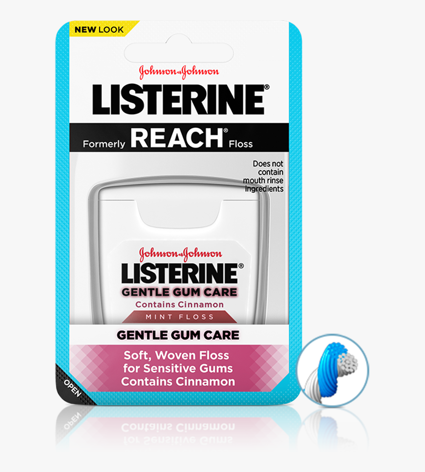 Gentle Gum Care Floss - Listerine, HD Png Download