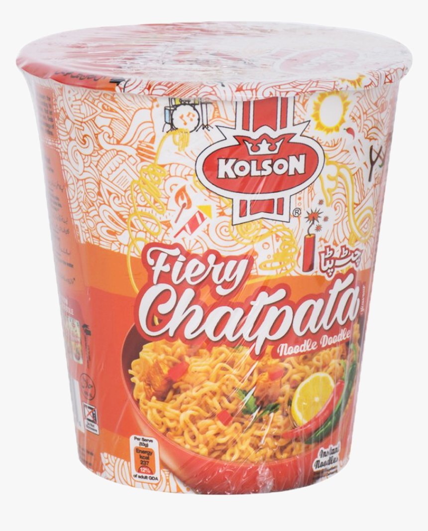 Kolson Cup Noodles Fiery Chatpata 50 Gm - Kolson Cup Noodles Chatpata, HD Png Download