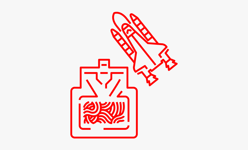 Space Ramen - Orange, HD Png Download