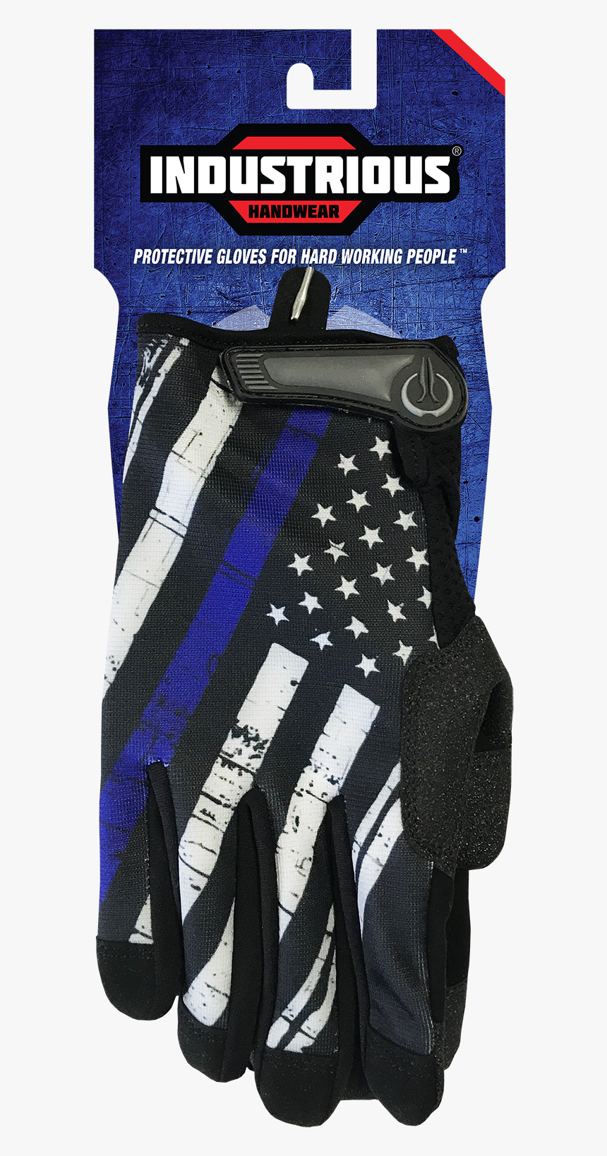 Blue Line Flag Png, Transparent Png