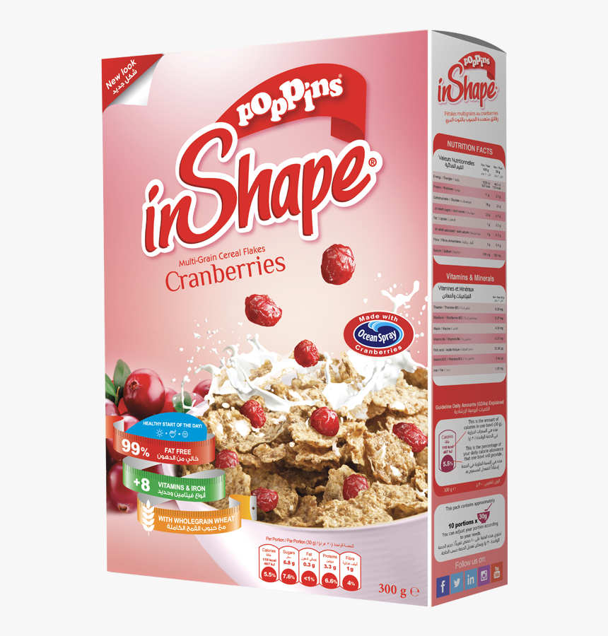 Poppins In Shape Cereal, HD Png Download