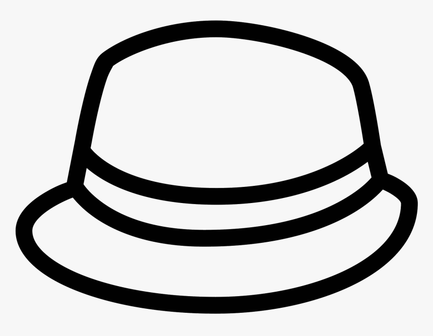 Image Royalty Free Stock Fedora Clipart Trilby - White Fedora Clipart Png, Transparent Png