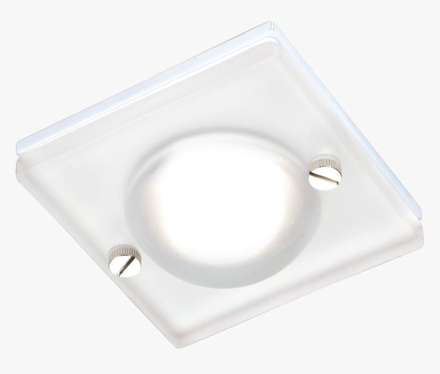 Ip65 Gu10 50w Square Frosted Glass Downlight In White - Sink, HD Png Download