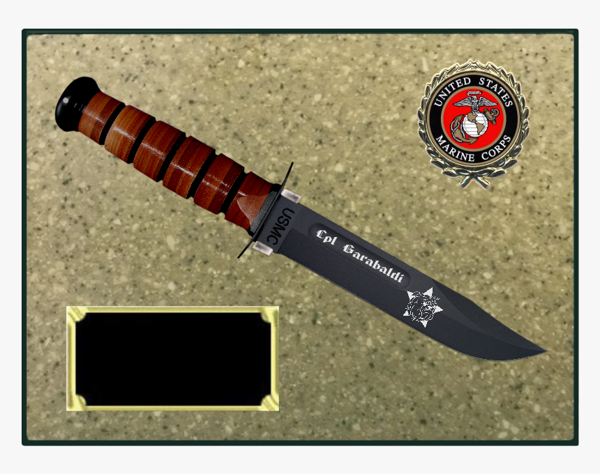 Marine Kabar Combat Knife - Ka-bar, HD Png Download