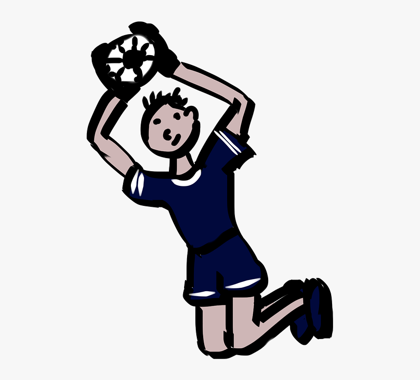 Goalkeeper Cartoon Transparent, HD Png Download