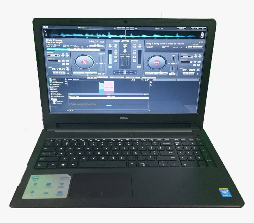 Dj Laptop Png, Transparent Png