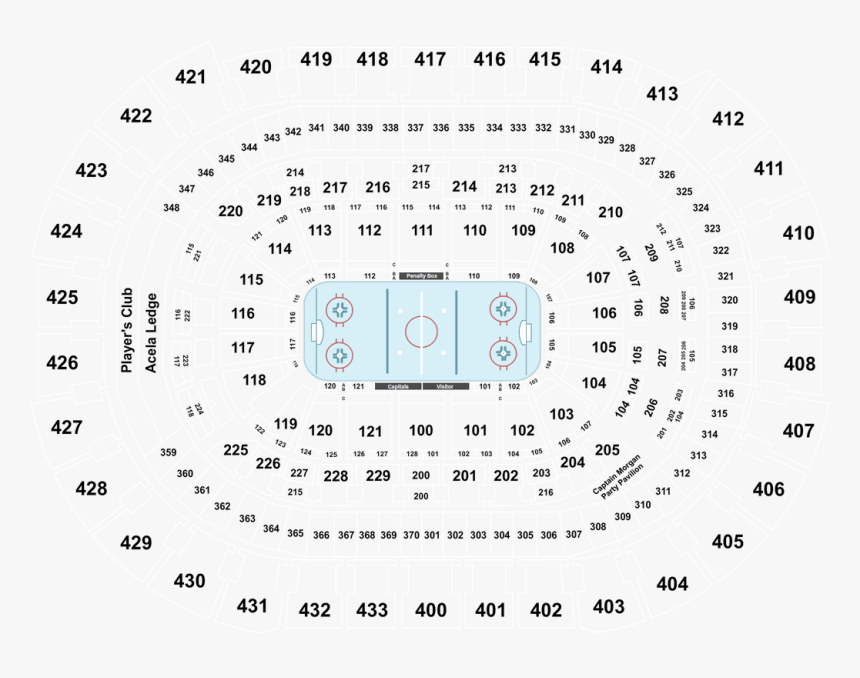 Capital One Arena Seating 403 Row B, HD Png Download