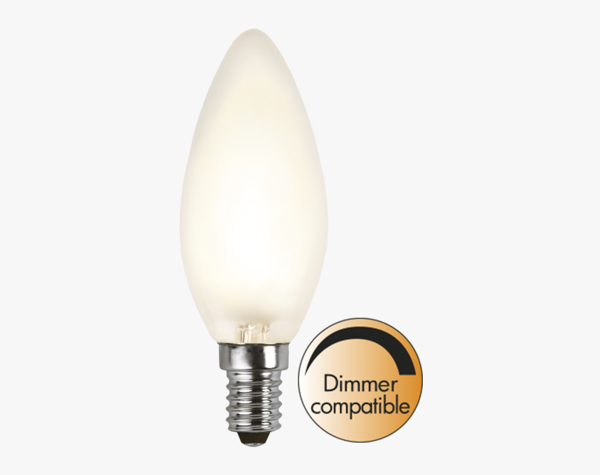 Led Lamp E14 C35 Frosted - Ledlampa E14, HD Png Download