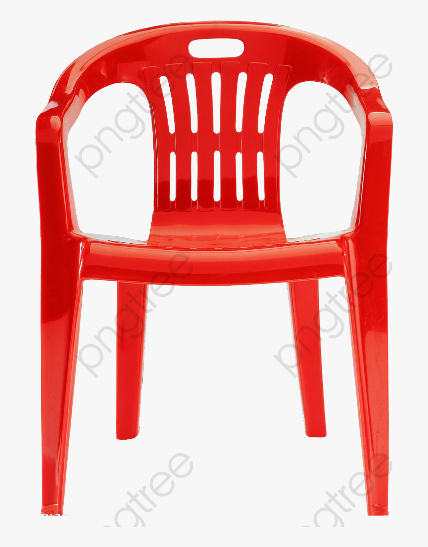Chair Clipart Red - Chair Plastic Png Hd, Transparent Png