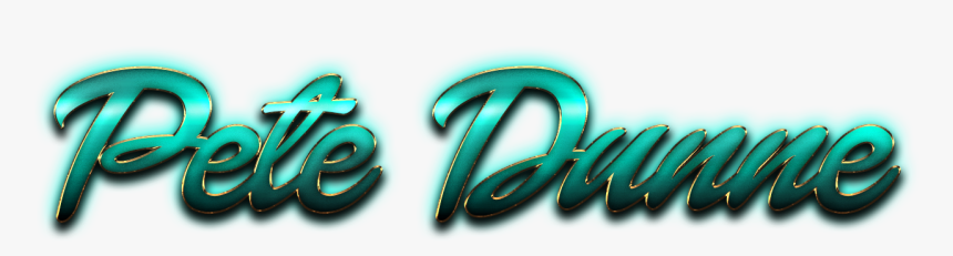Pete Dunne Name Logo Png - Calligraphy, Transparent Png